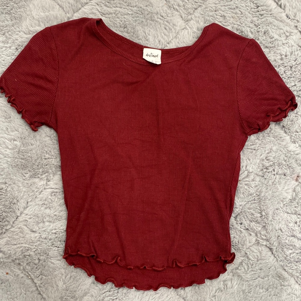 Lettuce edge crop top